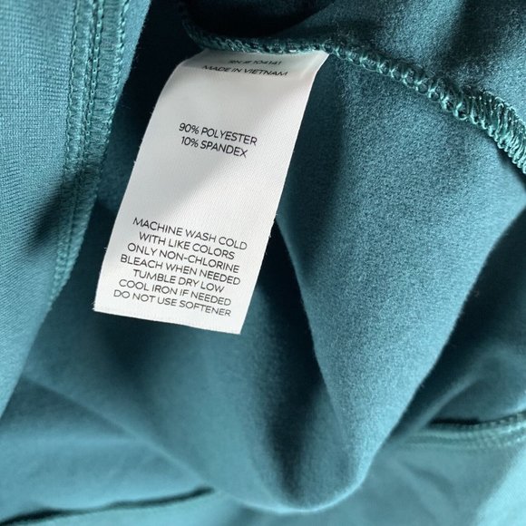 Alpine Design Top Women's Small Teal Field Knitted Polyester Stretch 7213 - Picture 6 of 9